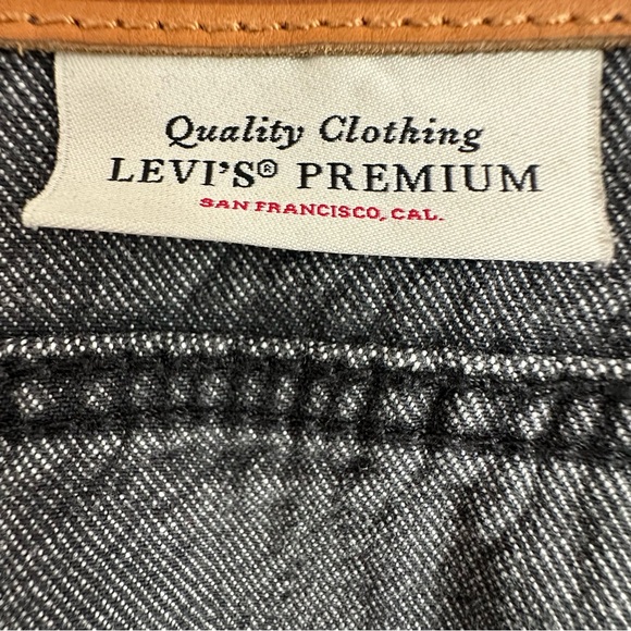 Levi's Premium Big E Ripped Distressed Trucker Jean Jacket Size: XXL - Picture 15 of 16